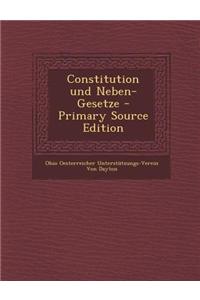 Constitution Und Neben-Gesetze