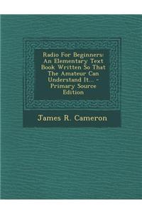 Radio for Beginners
