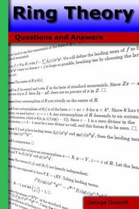 Ring Theory: Questions and Answers