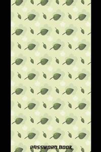 Password Book: Large Print, 8.5 by 11, (Green Leaf Cover) Directory Alphabetical Password Log, with Over 300 Passwords Reminder, Vol.