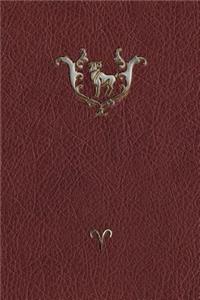 Monogram Aries Notebook