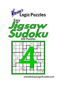 Brainy's Logic Puzzles Easy Jigsaw Sudoku #4