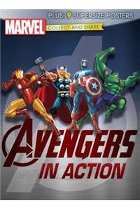 Marvel Avengers Assemble in Action Poster-A-Page