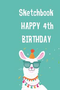 Sketchbook HAPPY 4th BIRTHDAY