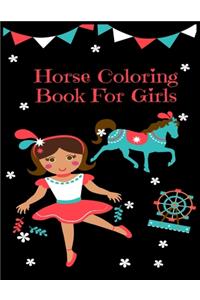 Horse Coloring Book For Girls