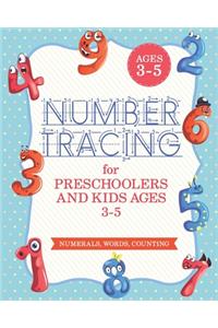 Number Tracing Book For Preschoolers And Kids Ages 3-5