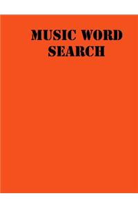 music word search