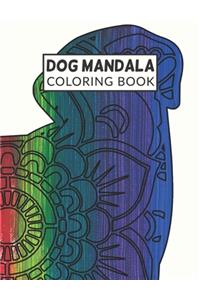 Dog Mandala Coloring Book