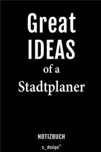 Notizbuch für Stadtplaner