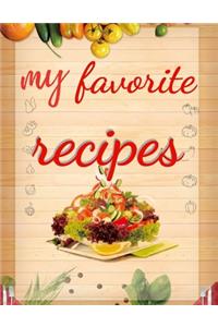 My favorite recipes