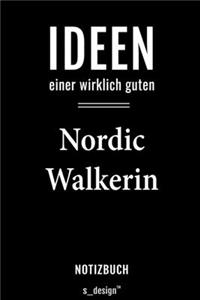 Notizbuch für Nordic Walker / Nordic Walkerin