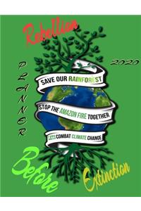 Rebellion before extinction planner 2020