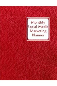 Monthly Social Media Marketing Planner
