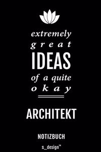 Notizbuch für Architekten / Architekt / Architektin