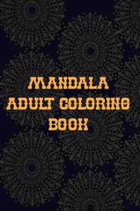 Mandala adult coloring book