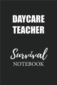 Daycare Teacher Survival Notebook