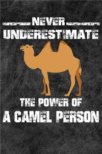 Never Underestimate The Power Of A Camel Person