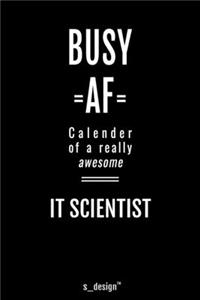 Calendar 2020 for IT Scientists / IT Scientist