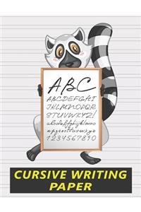 Cursive Writing Paper