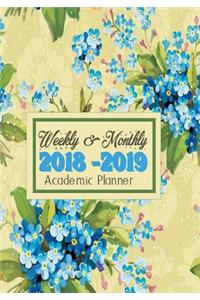 Weekly and Monthly 2018-2019 Academic Planner