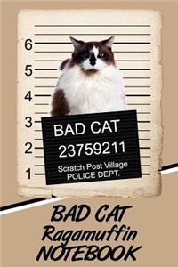 Bad Cat Ragamuffin Notebook