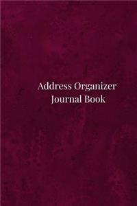 Address Organizer Journal Book