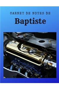 Carnet de Notes de Baptiste