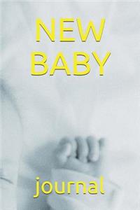New Baby Journal, Blank Lined Notebook