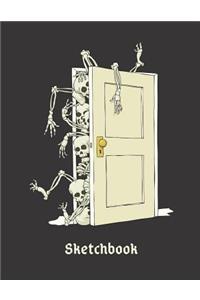 Basics Sketchbook - Skeletons in My Closet Notebook