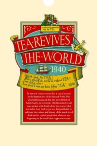 Tea Revives the World Map 1940 (Folded in a Wallet)