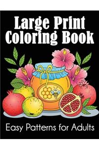 Large Print Coloring Book