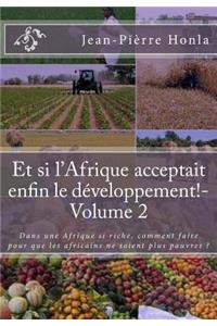 Et si l'Afrique acceptait enfin le développement!-Volume 2