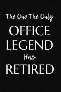 The One The Only Office Legend Has Retired