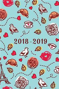 2018 - 2019, 18 Month Weekly & Monthly Planner