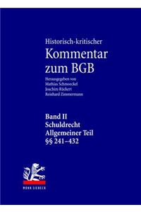 Historisch-kritischer Kommentar zum BGB