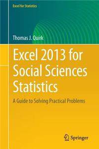 Excel 2013 for Social Sciences Statistics