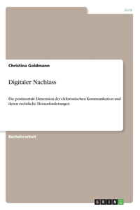 Digitaler Nachlass