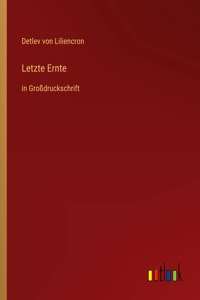 Letzte Ernte