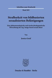 Strafbarkeit Von Bildbasierten Sexualisierten Belastigungen
