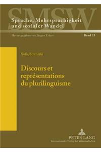 Discours Et Representations Du Plurilinguisme