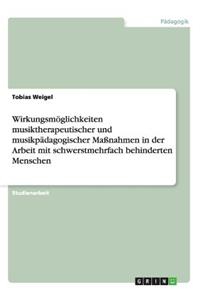 Wirkungsmöglichkeiten musiktherapeutischer und musikpädagogischer Maßnahmen in der Arbeit mit schwerstmehrfach behinderten Menschen
