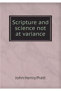 Scripture and Science Not at Variance