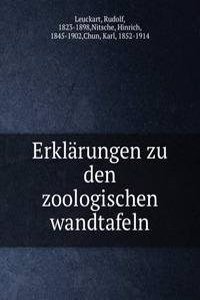 Erklarungen zu den zoologischen wandtafeln