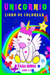 Unicornios libro de colorear para niños
