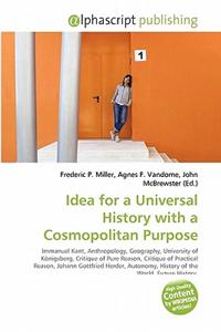 Idea for a Universal History with a Cosmopolitan Purpose