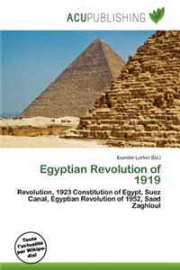 Egyptian Revolution of 1919