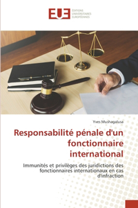 Responsabilité pénale d'un fonctionnaire international