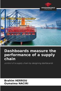 Dashboards measure the performance of a supply chain