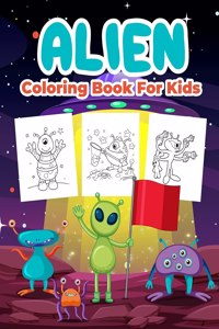 Alien Coloring Book for Kids