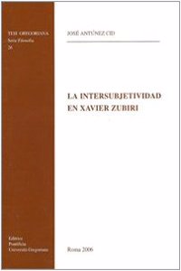 La Intersubjetividad En Xavier Zubiri